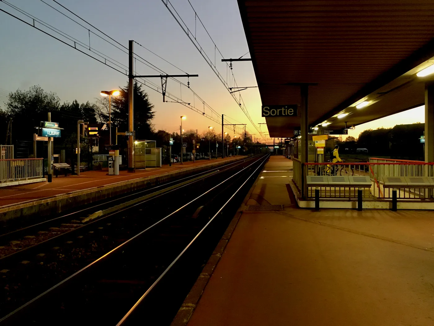 De retour à la gare du Perray